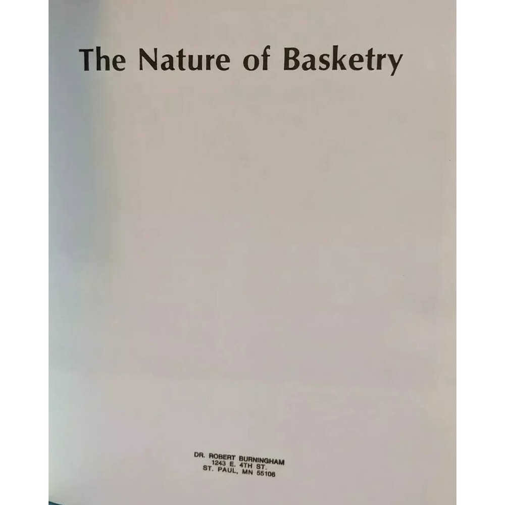 1986 Nature of Basketry Weaving Art Craft Rossbach Woven Ed The Book 80s Vtg - Picture 10 of 11